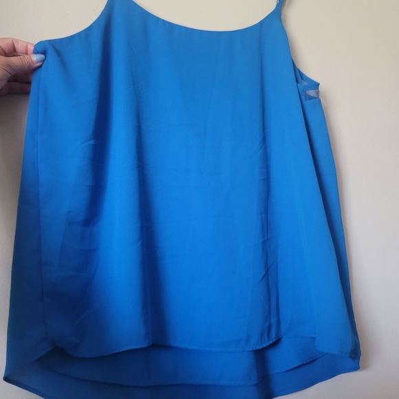 BLACK Tape Tank Top Size Large in Blue - Picture 5 of 7